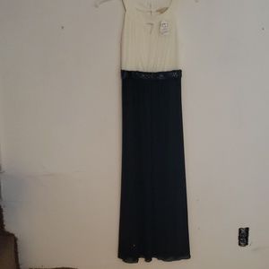 Black and white dress